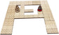 Dungeon Stone Square Floor Tiles – 24-Piece Modular Wooden Terrain Set  1" Grid for D&D & TTRPGs Gamers Guild
