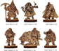 D&D Fantasy Miniatures – 6PCS Wood Laser Cut Figures (Eberron Campaign, 28mm Scale) Gamers Guild