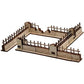 Dungeon Brick Walls – Set of 16 Laser-Cut Wood Terrain Tiles  28mm Scale Modular Scenery for D&D & TTRPGs Gamers Guild