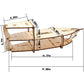 3-Level Brigantine Ship Display Stand – Wooden D&D Miniature Vessel for Tabletop RPGs Gamers Guild