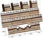 Dungeon Brick Walls – Set of 16 Laser-Cut Wood Terrain Tiles  28mm Scale Modular Scenery for D&D & TTRPGs Gamers Guild