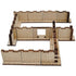 Dungeon Brick Walls – Set of 16 Laser-Cut Wood Terrain Tiles  28mm Scale Modular Scenery for D&D & TTRPGs Gamers Guild