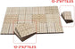 Dungeon Stone Square Floor Tiles – 24-Piece Modular Wooden Terrain Set  1" Grid for D&D & TTRPGs Gamers Guild