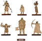 D&D Fantasy Miniatures – 6PCS Wood Laser Cut Figures (Eberron Campaign, 28mm Scale) Gamers Guild