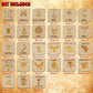 CZYY D&D Tabletop Game Tokens – 110 PCS Wooden Hero & Monster Set for RPGs Gamers Guild