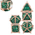 Dragon Metal Sharp Edge Dice Set – Polyhedral Zinc Alloy Dice for D&D, Pathfinder & RPGs Gamers Guild