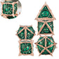 Dragon Metal Sharp Edge Dice Set – Polyhedral Zinc Alloy Dice for D&D, Pathfinder & RPGs Gamers Guild