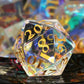 7-Piece Crystal Glass Polyhedral Dice Set – Transparent DND Dice for Dungeons & Dragons, RPG & Board Games Gamers Guild
