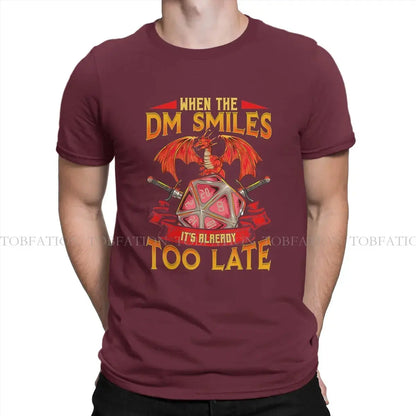 When the DM Smiles T-Shirt – Funny DnD Cotton Tee | Casual Unisex Gamer Shirt for Adults Gamers Guild