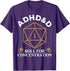 ADHD&D Roll for Concentration T-Shirt – Funny RPG Graphic Tee | Vintage Gamer Shirt for Men & Women Gamers Guild