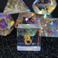 7-Piece Crystal Glass Polyhedral Dice Set – Transparent DND Dice for Dungeons & Dragons, RPG & Board Games Gamers Guild