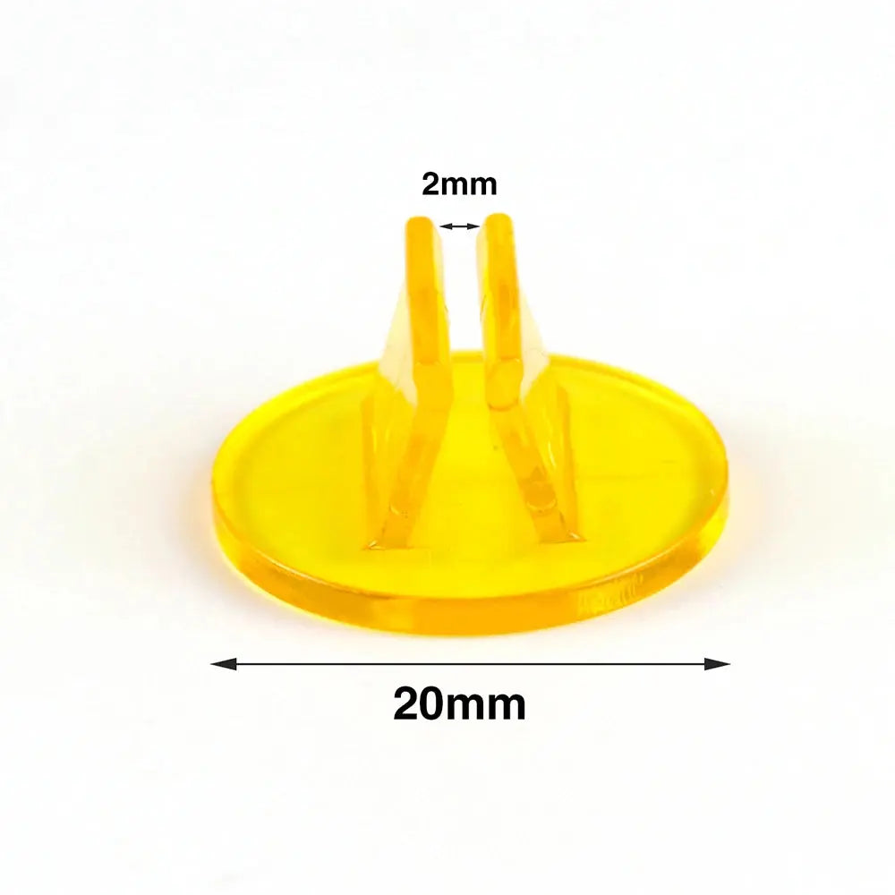 Translucent Plastic Card Stands – 50 PCS Multi-Color Holders for Board Games, RPGs & Display Props Gamers Guild