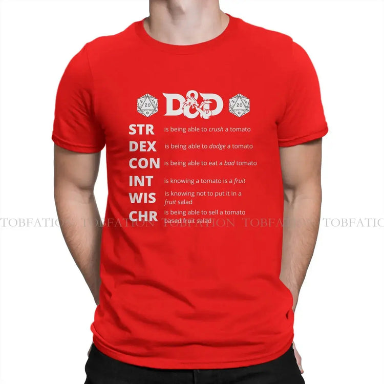 Hip Hop DnD T-Shirt – Fluffy Printed Cotton Tee | Creative Gamer Gift for Men Gamers Guild