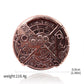 Dungeons & Dragons Commemorative Coin – Rotatable Digital Compass Gear of Destiny Metal Token for Jewelry & RPG Accessories Gamers Guild