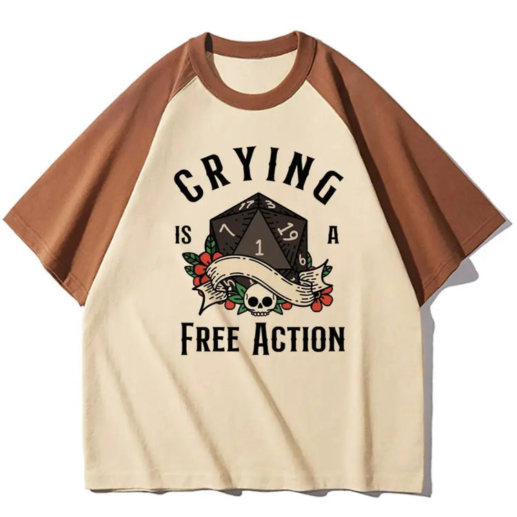 Dungeons & Dragons Women’s Cartoon Graphic Tee – Funny Casual T-Shirt with O-Neck, Half Sleeves & Broadcloth Comfort Gamers Guild