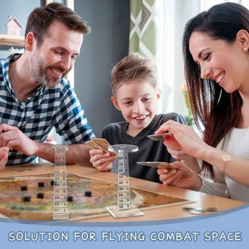 Clear Acrylic Flying Miniature Risers – 2-Piece Combat Stand Set for D&D & Tabletop RPGs  Elevation Platforms for Flying Creatures Gamers Guild
