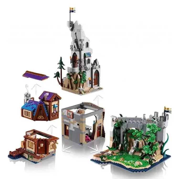 Red Dragon’s Tale – 3745pcs Fantasy Building Block Set for Dungeons & Tabletop Display Gamers Guild