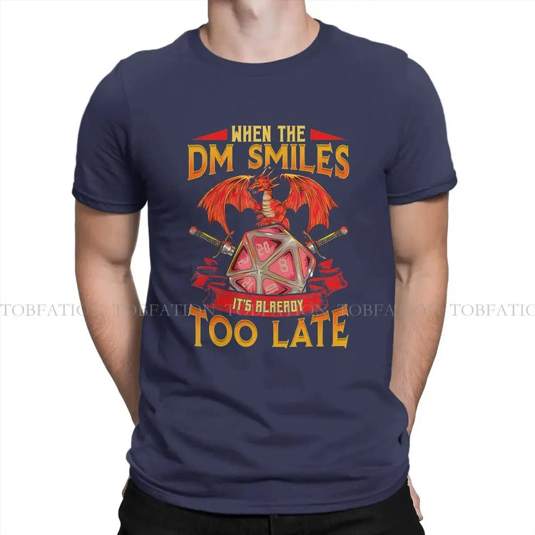 When the DM Smiles T-Shirt – Funny DnD Cotton Tee | Casual Unisex Gamer Shirt for Adults Gamers Guild