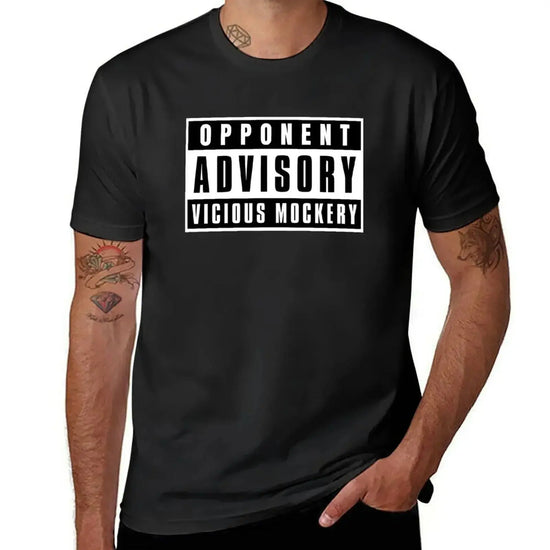 Opponent Advisory: Vicious Mockery T-Shirt – Funny DND Bard Spell Tee | Plus Size RPG Top for Men Gamers Guild