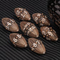 ARUOHHA Copper Purple Dragon Egg Dice Set – Metal Polyhedral Dice with Rotating Shell for D&D, Pathfinder & RPGs Gamers Guild