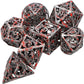 7-Piece Hollow Flying Dragon Metal Dice Set – Polyhedral RPG Dice for Dungeons & Dragons, Pathfinder & Tabletop Games Gamers Guild