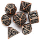 7-Piece Hollow Flying Dragon Metal Dice Set – Polyhedral RPG Dice for Dungeons & Dragons, Pathfinder & Tabletop Games Gamers Guild