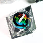 7-Piece Spinning Dragon Eye Resin Dice Set – Sharp Edge Polyhedral Dice for Dungeons & Dragons, Pathfinder & RPG Tabletop Games Gamers Guild