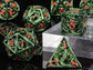 7-Piece Hollow Dragon Metal Dice Set – Intricately Carved Polyhedral Dice for D&D, Pathfinder & RPG Tabletop Games Gamers Guild