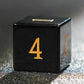 Black Obsidian Pirate Dice Set – 7-Piece Metal Polyhedral Dice for DND, RPG & Tabletop Questing Gamers Guild