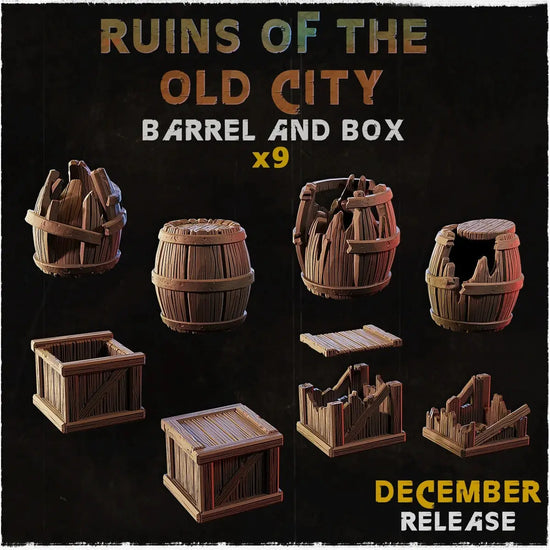 Ruins of Medieval Cities & Towns – Resin Miniature Terrain Set for D&D & RPGs  Unpainted Scene Accessories Gamers Guild