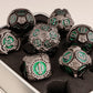 Metal Gear Polyhedral Dice Set – D20 & D6 RPG Dice for D&D, Trailblazer, Warhammer & Tabletop Games Gamers Guild