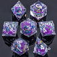 Liquid Core Dice Set – Sharp Edge Resin Polyhedral Dice for D&D, Pathfinder & RPGs Gamers Guild