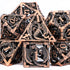 7-Piece Hollow Dragon Metal Dice Set – Intricately Carved Polyhedral Dice for D&D, Pathfinder & RPG Tabletop Games Gamers Guild