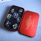 Dragon’s Eye Liquid Core Dice Set – Sharp Edge Polyhedral Resin Dice for D&D, Pathfinder & RPGs Gamers Guild