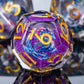 Liquid Core Dice Set – Sharp Edge Resin Polyhedral Dice for D&D, Pathfinder & RPGs Gamers Guild