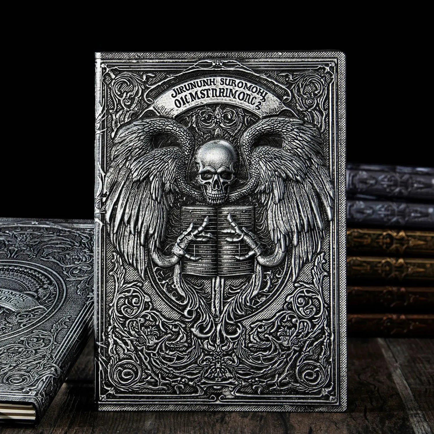 Death Angel Relief Notebook – 100 Sheets Leather Diary with 3D Embossed Cover, 8.5x5.7" Journal for Gift & Office Use Gamers Guild