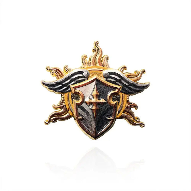 Baldur’s Gate 3 Cosplay Badge Pins – Unisex Metal Brooches for Barbarian, Fighter, Warlock & RPG Fans Gamers Guild
