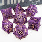 Tree Root Metal Dice Set – Red Polyhedral Dice for D&D, Pathfinder & RPGs Gamers Guild
