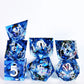 7-Piece Handmade Sharp Edge Resin Dice Set – Translucent Polyhedral Dice for D&D, Pathfinder & Tabletop RPGs Gamers Guild