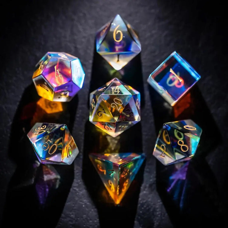 7-Piece KINGSHIELD Polyhedral Dice Set – Durable RPG Dice for Dungeons & Dragons, Magic & Tabletop Games Gamers Guild