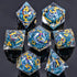 Liquid Core Dice Set – Sharp Edge Resin Polyhedral Dice for D&D, Pathfinder & RPGs Gamers Guild