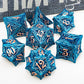 Tree Root Metal Dice Set – Red Polyhedral Dice for D&D, Pathfinder & RPGs Gamers Guild