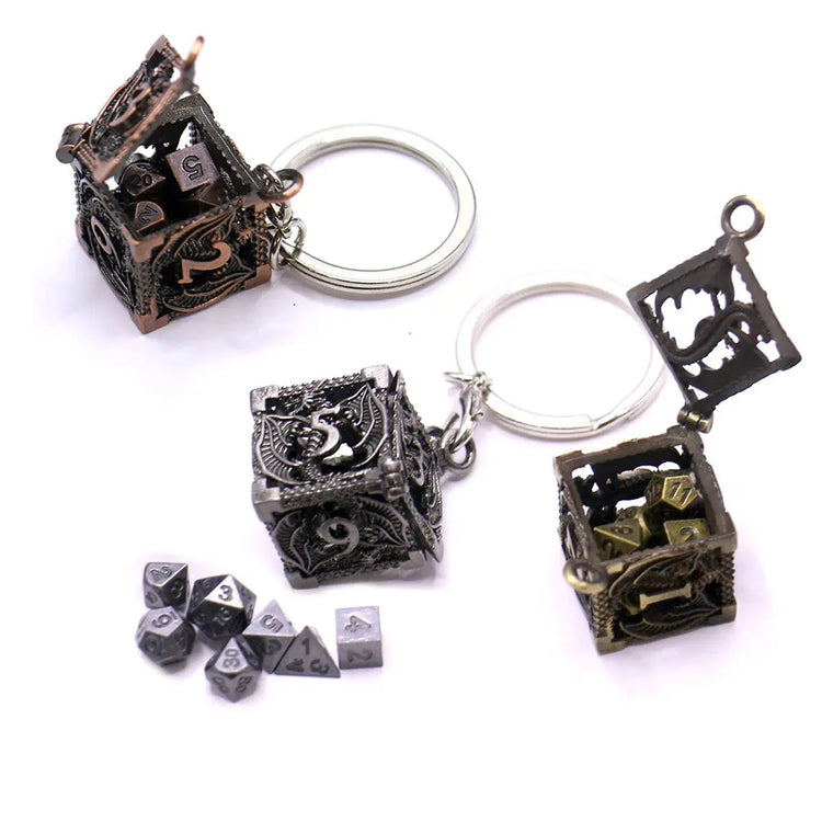 Product Title: Mini Metal Dice Set with D6 Case – 7-Piece Portable Polyhedral Dice Kit for D&D, RPG & Board Games Gamers Guild