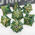 Tree Root Metal Dice Set – Red Polyhedral Dice for D&D, Pathfinder & RPGs Gamers Guild
