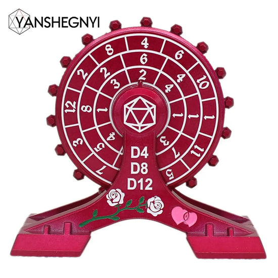 DND Spinner Metal Dice Set – Fingertip Gyro Roulette Dice for Tabletop & Card Games Gamers Guild