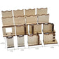 Dungeon Brick Walls – Set of 16 Laser-Cut Wood Terrain Tiles  28mm Scale Modular Scenery for D&D & TTRPGs Gamers Guild