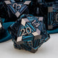 DND Metal Polyhedral Dice Set – Heavy RPG Dice for Dungeons & Dragons, Pathfinder & Tabletop Games Gamers Guild
