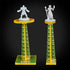 DND Flight Stand Set – 2-Piece Fluorescent Acrylic Combat Risers for Flying Miniatures  Adjustable Height Platforms for RPGs Gamers Guild