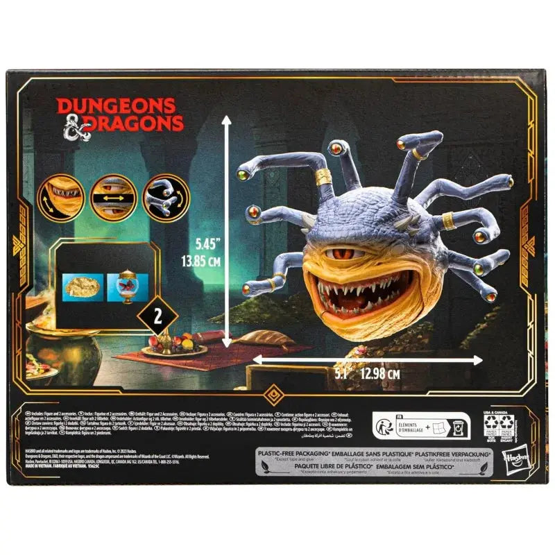 D&D Golden Archive Xanathar Figure – 6-Inch Beholder Crime Lord Collectible by Hasbro Gamers Guild