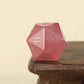 Crystal Quartz D20 – Handwritten Font Gemstone Dice for DND, Pathfinder & RPG Star Path Adventures Gamers Guild